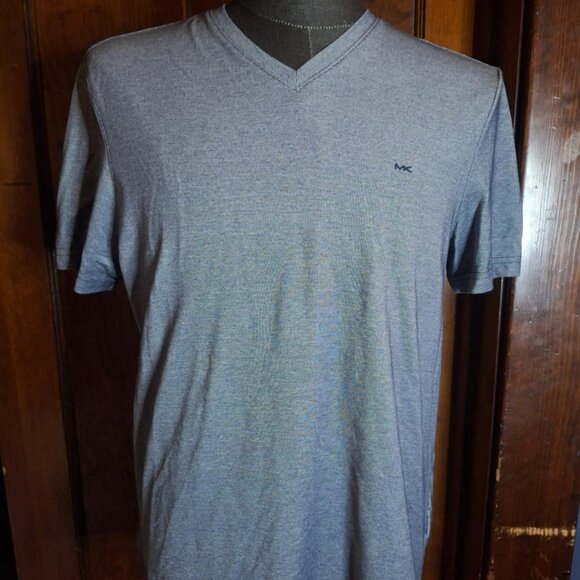 Blue Michael Kors V-Neck Shirt - Picture 1 of 5